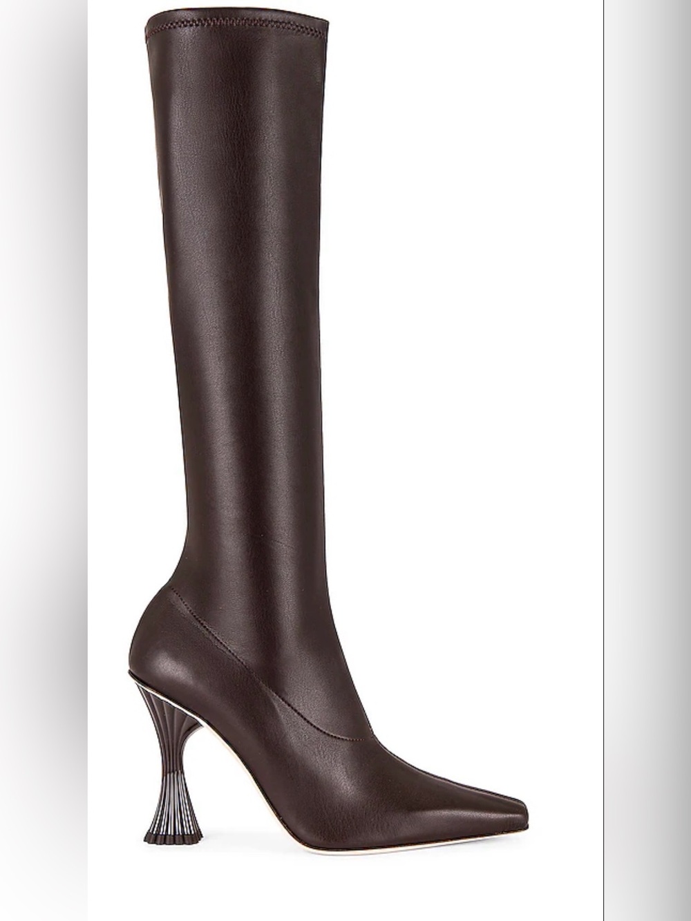 A'mmonde Atelier Magda Boots in a dark oak shade